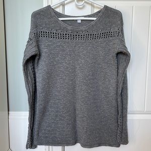 Garnet Hill Linen-Cotton Blend Sweater, S, Excell.